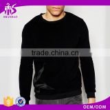 Guangzhou New Arrival Factory 35% Cotton 65% Polyester Fashion Long Sleeve Fleece Sweatshirts For Men