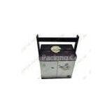 Personalized Cardboard Food Packaging Boxes With Embossed Logo , Wood Handle