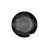Natural Black Spinel Gemstone For Loose Gemstones Pendants 1.5mm thumbnail-1
