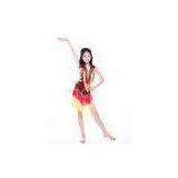 Latin Style Mixed Color Kids Belly Dance Costumes For Girls Free Size