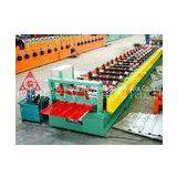 Color Plate / Galvanized Sheet Roof Panel Roll Forming Machine 0.4mm - 0.8mm