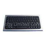 IP68 Silicone Rubber Ruggedized Keyboard With Sealed Aluminum Metal Housing for Lab , Clinic