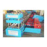 Gear Box Driven GuardRail Roll Forming Machine , Metal Deck Roll Forming Machine 12 Stations