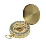 Delicate Brass Pocket Watch Style Outdoor Sport Camping Compass