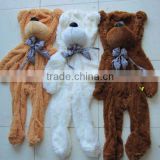 Unstuffed plush teddy bear skins