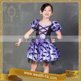 Ruffle Bat Witch Dress Halloween Witch Costume