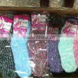 Lady's Microfiber Socks Warm Socks Special Knitted