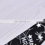 Halloween Black Ghost Spiderweb Print Funny Tie thumbnail-4