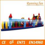 Hot Selling Long Wipeout Inflatable Obstacle Course, Adult Inflatable Obstacle Course thumbnail-6