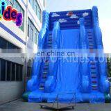 Blue Color Double Side Inflatable Slide For Sale