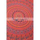 Single Bed Decorative Bohemian Hippie 100% Cotton Wall Hanging Indian Tapestry thumbnail-3