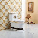 China Sanitary Ware Brands Toilet Bowls Golden Colored One Piece Toilet wc