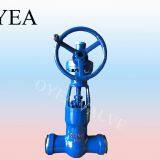 ANSI API High Temperature High Pressure Power Station Pressure Seal Motorized Gear Gate Valve