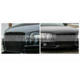 2009-2012 Honeycomb Mesh Hex Grille - Gloss Black for Audi A4 / S4 B8 8T RS4 Style thumbnail-5