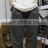 2020 Women Baggy Gray Sports Trousers Wide Leg Oversized Streetwear Joggers High Waisted Sweatpants thumbnail-1