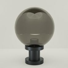 exterior outdoor LED garden acrylic globe pillar bollard lamp