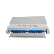 Factory Price 1U 3U 24/96 Port 19inch Rack Mount Fiber Optic Patch Panel/1U 24port ODF Rack Mount Optical Fiber Patch Panel
