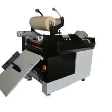Automatic paper feeding and film coating oil heating steel roll anti curl automatic cutting made in China