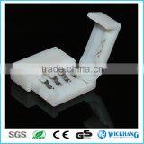 RGB 10 mm 4 Pin Solder Free LED Strip Solderless Connector for SMD 5050 RGB LED Strip Light thumbnail-3
