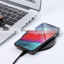 15W Fast Wireless Charger Pad Wireless Charger Compatible Mobile Phone Portable Charger thumbnail-4