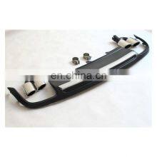 S5 Car Bodykit Diffuser For Audi A5 S5 Ordinary Edition 4 Doors Style Rear Bumper Diffuser With Tailpipe 2009-2011 thumbnail-4