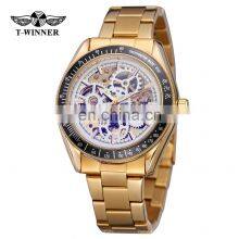 WINNER A5 Men's Fashion&Casual Watch Automatic Mechanical Stainless Steel Band Watch High Quality