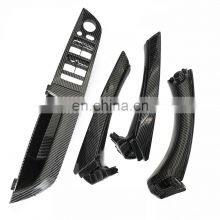 LHD RHD Carbon Fiber Left Right Hand Driver Interior Door Pull Handle Replacement For BMW 3 Series E90 E91 61319217332