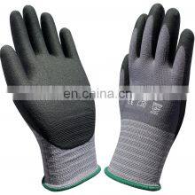 15 Gauge Nylon Wrapped Spandex Micro Foam Nitrile Coated Garden Work Gloves thumbnail-1