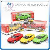 Mini Qute 1:32 Kid Die Cast Pull Back Alloy Music Luxury Racing Car Vehicle Model Car Electronic Educational Toy NO.MQ 501L