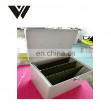 WELDON Portable Decorative Steel File Storage Boxes / Document Storage Boxes for Office Use thumbnail-2