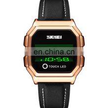 1650 Led Watch Touch Screen Montre Unisex Wacth Men Watch Light Luxury Steel Wholesale Skmei