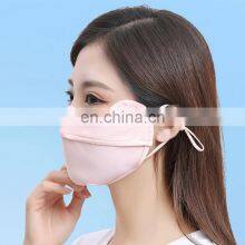 2022 Face Maskes Cycling Ice Silk Mask Cooling Open Face Makes Open Nose for Summer UPF 50+ Sunscreen thumbnail-1