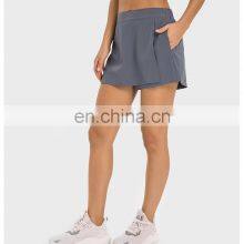 Ins Fashion Style Cool Fabric With Pockets Shorts Mini Skirt For Women Tennis Golf Gym Yoga Wear Quick Dry Outdoor Fitness Sport thumbnail-3