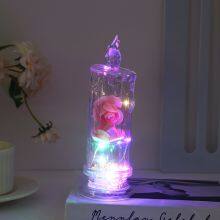 LED Electronic Candle Light Valentine's Day Creative Atmosphere Candle Light Night Light thumbnail-3