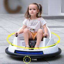 Kids 12v Electric Bumper Car Kids Remote Control Ride Car Kids Electric 360 Degree Rotation With Lights 2-15 Years Old thumbnail-2
