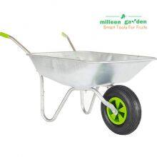 65L Heavy Duty Construction Trolley Wheelbarrow With Metal Tray Air Wheel thumbnail-5