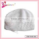 Girl Cute Beanie Hat Baby Products Wholesale in China Bob Hat With Flower Decoration thumbnail-3