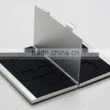 Leather Aluminum EVA Memory Card Carrying Case for 4x SD Card and 4x TF Card thumbnail-2