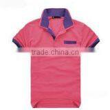 New Design Custom Different Color Collar and Cuff Polo Shirt thumbnail-1