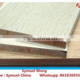 19mm [ Pine / Poplar / Paulownia /Falcate ]Decotive Block Board , Wood Grains Melamine Block Board for Furniture thumbnail-1