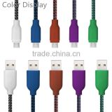 2016 Latest Design Fast Charge 24AWG Phone Micro USB 2.0 Data Cable