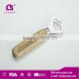 Bottle Opener With Wooden Handle