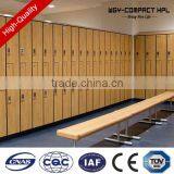 Weigeya Yellow Single Door Moistureproof Laminate Sports Stadium Locker With Coin Lock