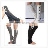 Black Friday Color Button Down Leg Warmers Lace Boot Cuff Socks Legwarmers Womens Knit Leggings at Stock thumbnail-1