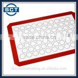 Non-Stick Silicone Baking Mat for Macarons Red thumbnail-1