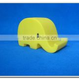 Elephant custom plastic coin bank with mobile phone holder