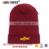 Custom Logo Winter Knitted Boys 100% Acrylic Beanie thumbnail-5