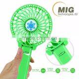 Outdoor Mini Handheld Pocket Fan Folding Desk Cool Air Portable Battery Travel thumbnail-2