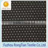 Wholesale Black Polyester Tricot Shinny 100D Small Hole Knitting Mesh Fabric thumbnail-2