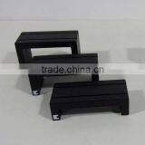 Black Wooden Watch Counter Display